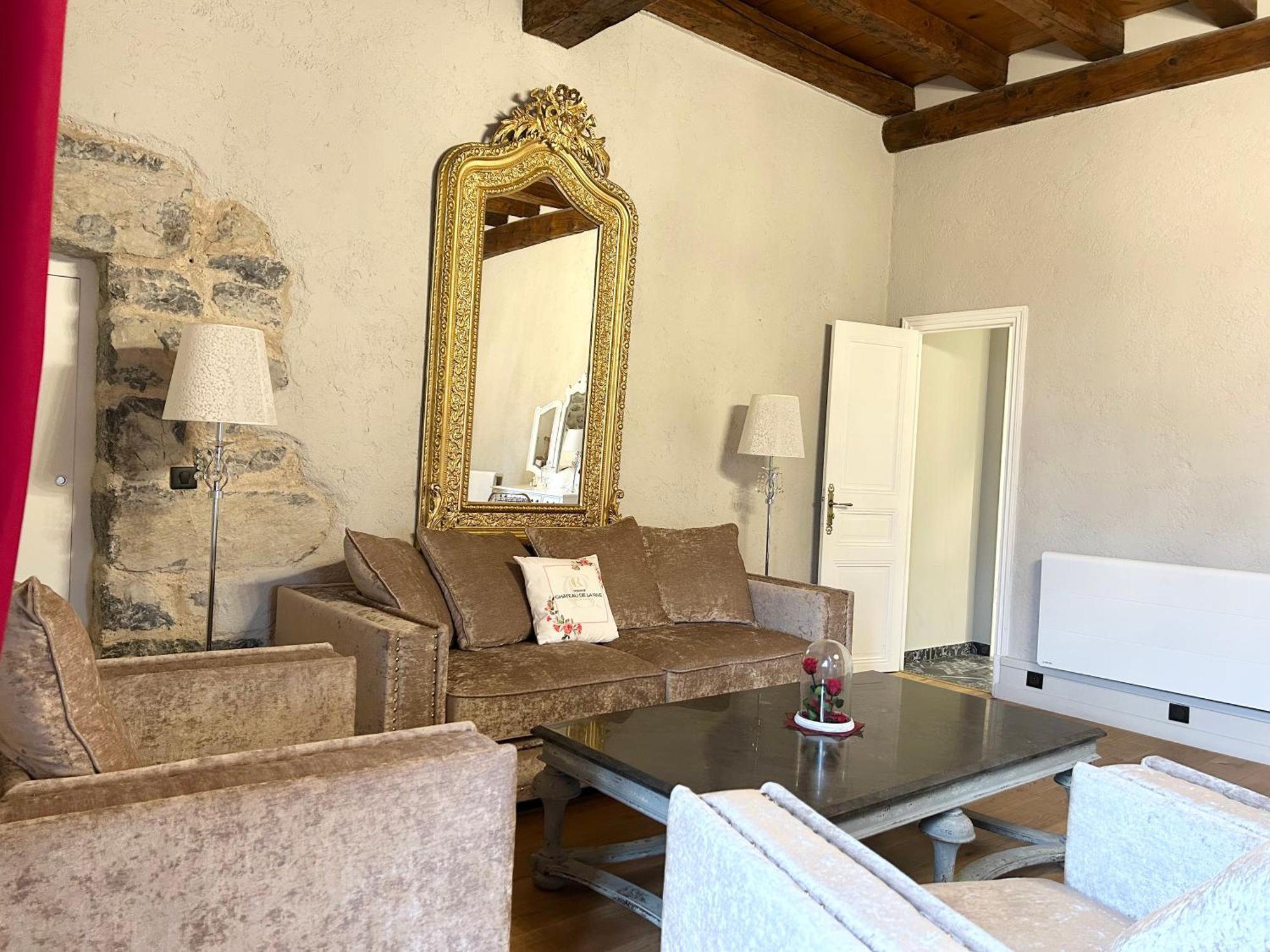 Chateau De La Rive - Suite Prestige - Chambre 2 Personnes Cruet Bagian luar foto